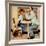 "At the Optometrist" or "Eye Doctor", May 19,1956-Norman Rockwell-Framed Giclee Print