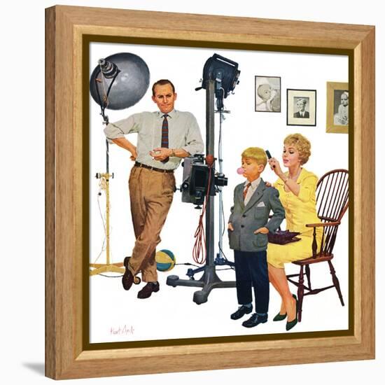 "At the Photographer", September 26, 1959-Kurt Ard-Framed Premier Image Canvas