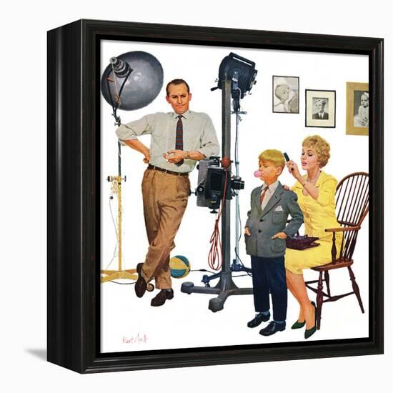 "At the Photographer", September 26, 1959-Kurt Ard-Framed Premier Image Canvas