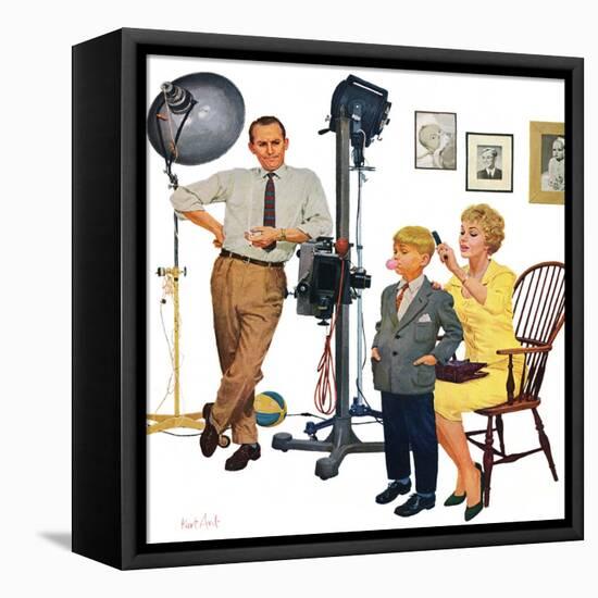 "At the Photographer", September 26, 1959-Kurt Ard-Framed Premier Image Canvas