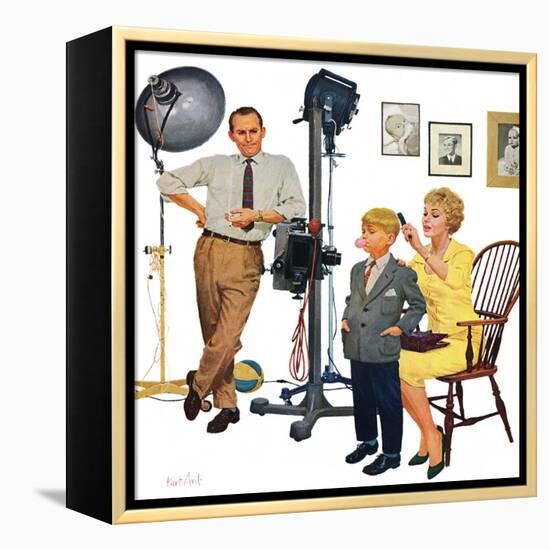 "At the Photographer", September 26, 1959-Kurt Ard-Framed Premier Image Canvas