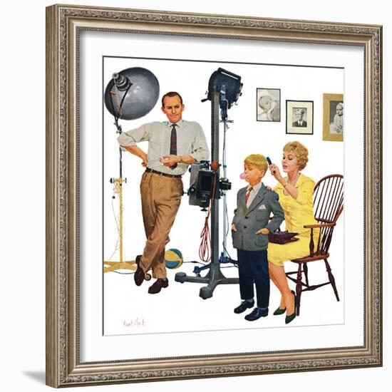 "At the Photographer", September 26, 1959-Kurt Ard-Framed Giclee Print