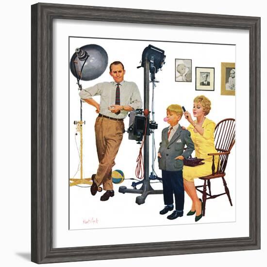 "At the Photographer", September 26, 1959-Kurt Ard-Framed Giclee Print