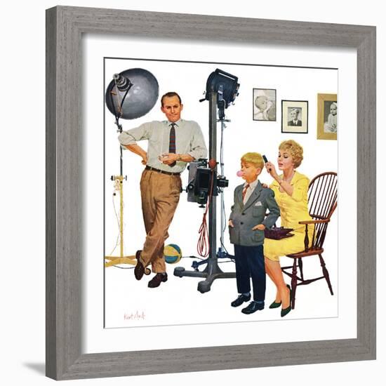 "At the Photographer", September 26, 1959-Kurt Ard-Framed Giclee Print