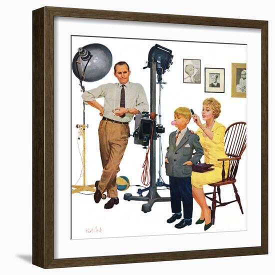 "At the Photographer", September 26, 1959-Kurt Ard-Framed Giclee Print