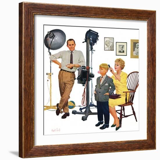 "At the Photographer", September 26, 1959-Kurt Ard-Framed Giclee Print