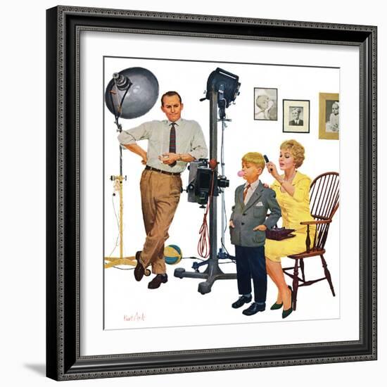 "At the Photographer", September 26, 1959-Kurt Ard-Framed Giclee Print