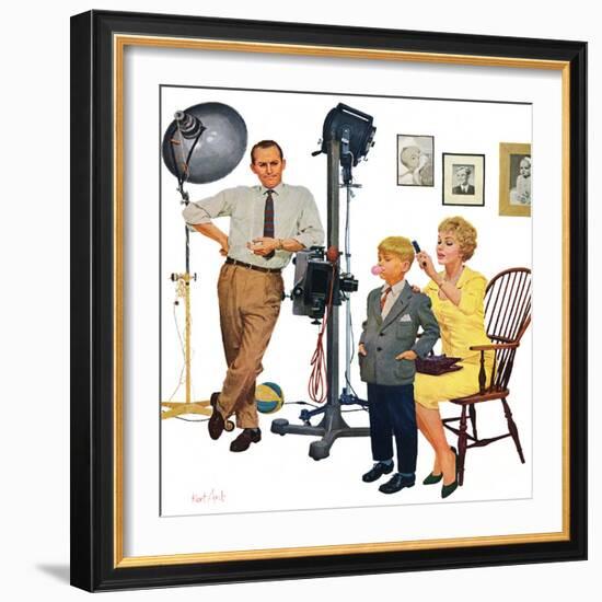 "At the Photographer", September 26, 1959-Kurt Ard-Framed Giclee Print