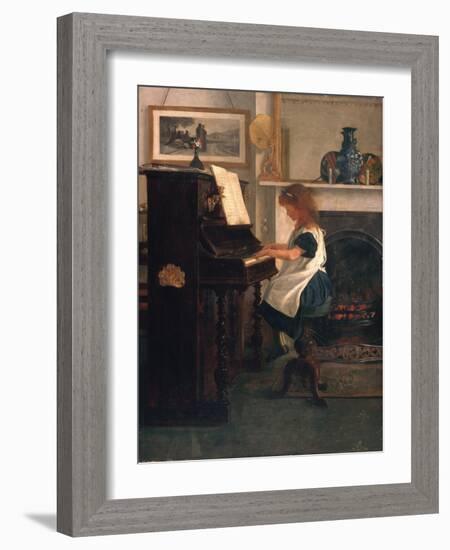 At the Piano-Henry Stacey Marks-Framed Giclee Print