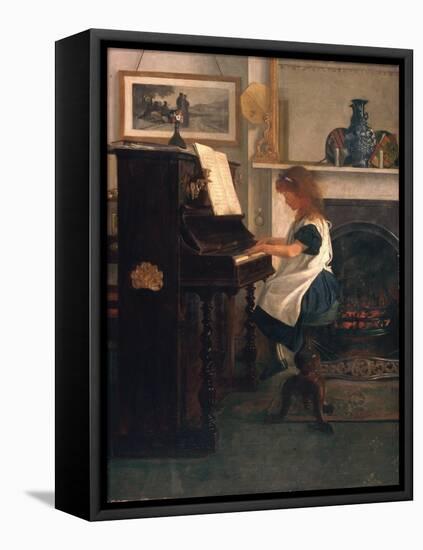 At the Piano-Henry Stacey Marks-Framed Premier Image Canvas