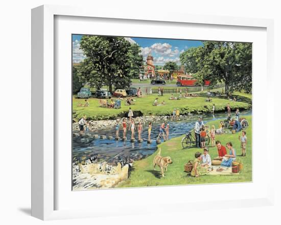 At the Picnic Spot-Trevor Mitchell-Framed Giclee Print