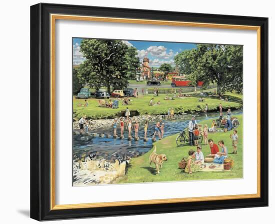 At the Picnic Spot-Trevor Mitchell-Framed Giclee Print