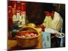 At the Pizza Place-Pam Ingalls-Mounted Giclee Print