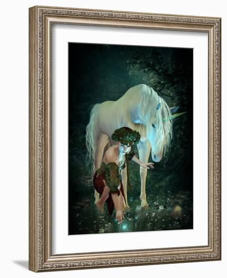 At The Pond-Atelier Sommerland-Framed Art Print