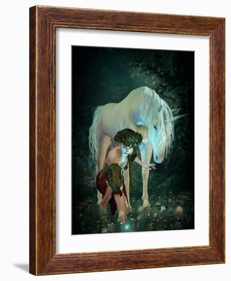 At The Pond-Atelier Sommerland-Framed Art Print