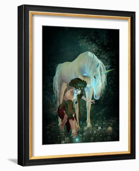 At The Pond-Atelier Sommerland-Framed Art Print