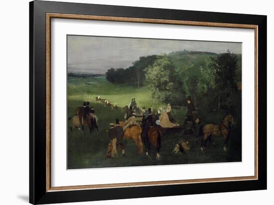 At the Racecourse (The Races), C.1861-62-Edgar Degas-Framed Giclee Print