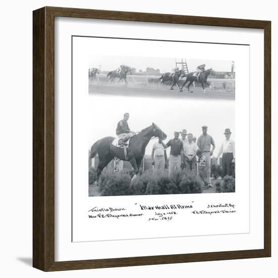 At the Races I-The Chelsea Collection-Framed Giclee Print