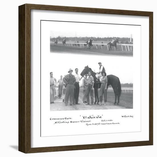 At the Races II-The Chelsea Collection-Framed Giclee Print