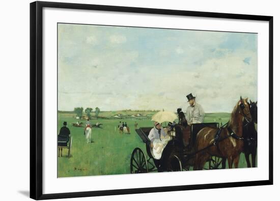 At the Races in the Countryside, 1869-Edgar Degas-Framed Giclee Print