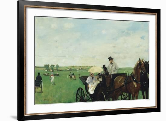 At the Races in the Countryside, 1869-Edgar Degas-Framed Giclee Print