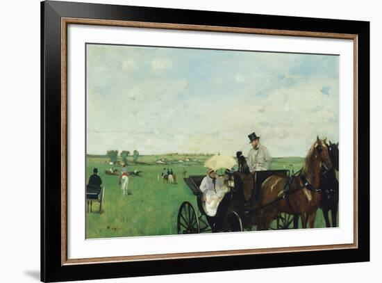 At the Races in the Countryside, 1869-Edgar Degas-Framed Giclee Print