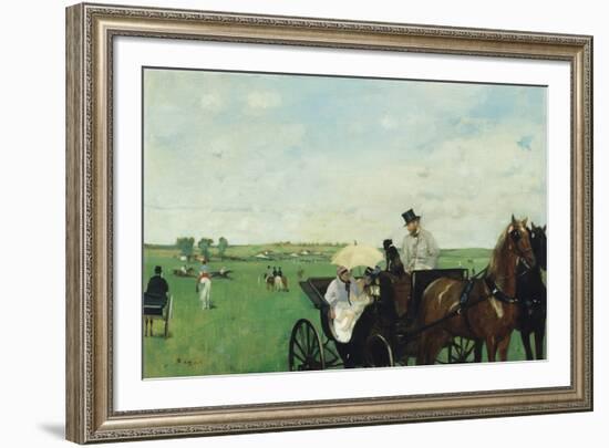 At the Races in the Countryside, 1869-Edgar Degas-Framed Giclee Print