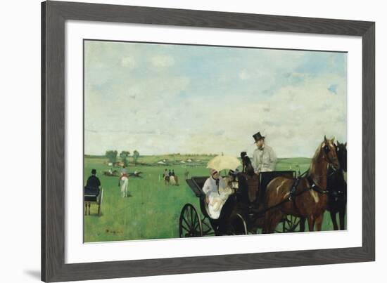 At the Races in the Countryside, 1869-Edgar Degas-Framed Giclee Print