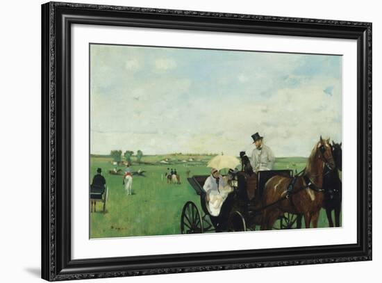 At the Races in the Countryside, 1869-Edgar Degas-Framed Giclee Print