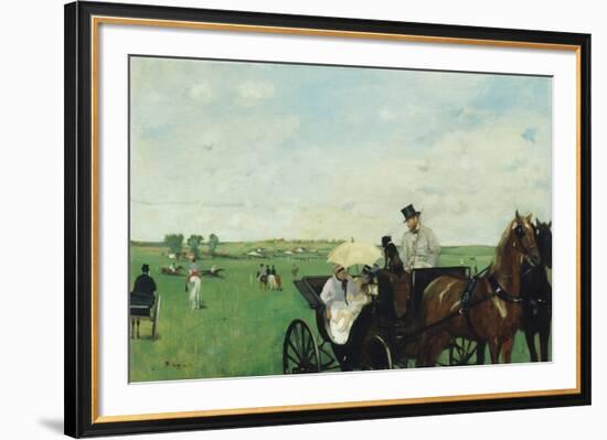 At the Races in the Countryside, 1869-Edgar Degas-Framed Giclee Print