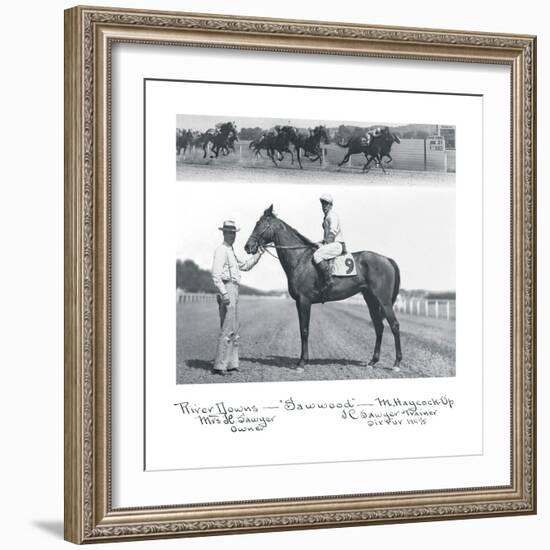 At the Races IV-The Chelsea Collection-Framed Giclee Print