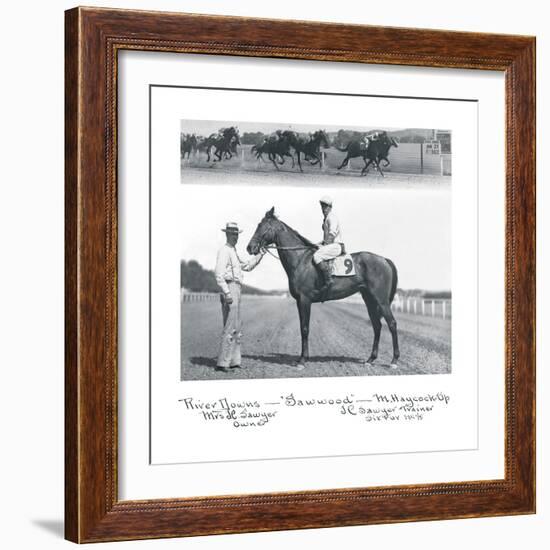 At the Races IV-The Chelsea Collection-Framed Giclee Print