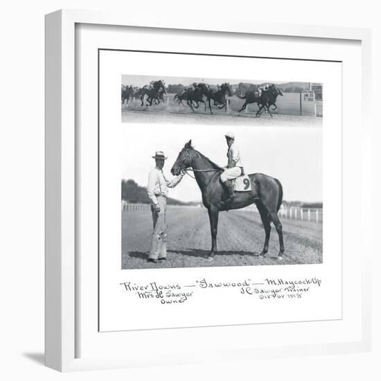 At the Races IV-The Chelsea Collection-Framed Giclee Print