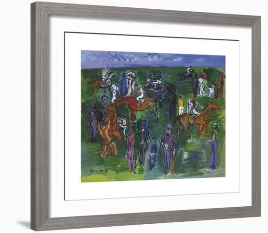 At the Races-Raoul Dufy-Framed Premium Giclee Print