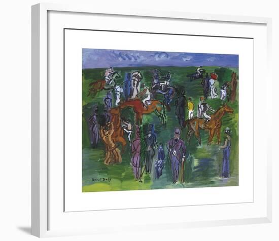 At the Races-Raoul Dufy-Framed Premium Giclee Print