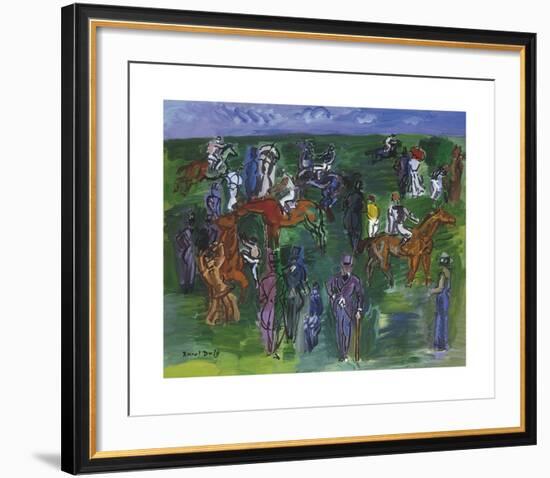 At the Races-Raoul Dufy-Framed Premium Giclee Print