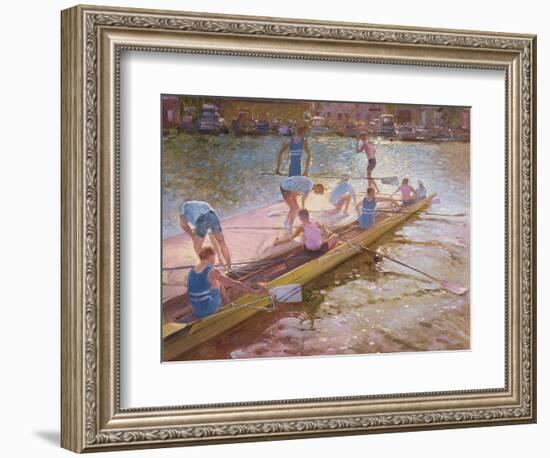 At the Raft, Henley, 1993-Timothy Easton-Framed Giclee Print