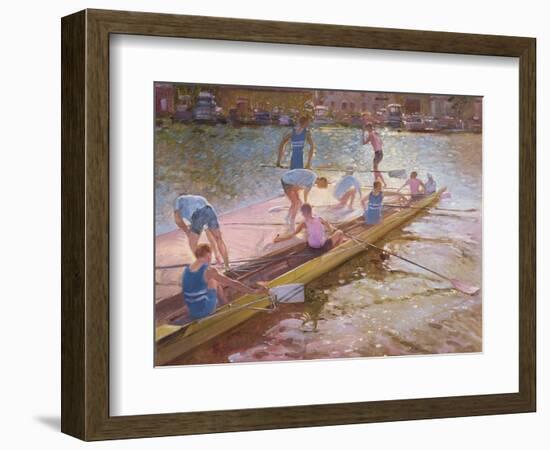 At the Raft, Henley, 1993-Timothy Easton-Framed Giclee Print