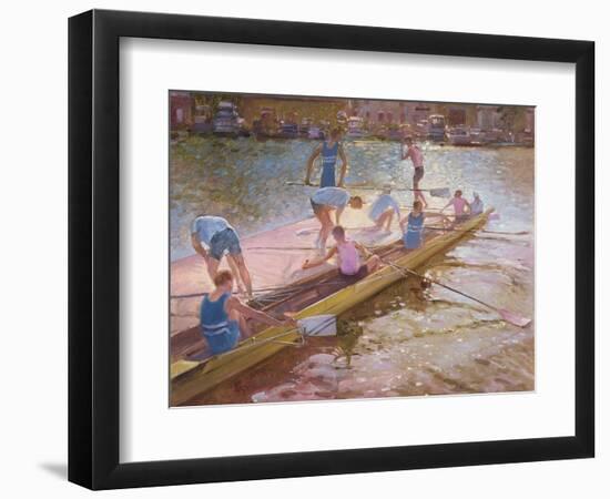 At the Raft, Henley, 1993-Timothy Easton-Framed Giclee Print