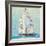 At the Regatta III Sail Sq-Courtney Prahl-Framed Art Print