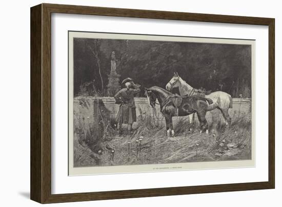 At the Rendezvous, a Cruel Hoax-George L. Seymour-Framed Giclee Print