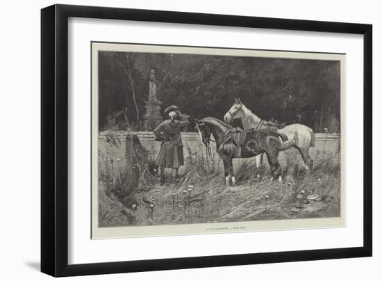 At the Rendezvous, a Cruel Hoax-George L. Seymour-Framed Giclee Print