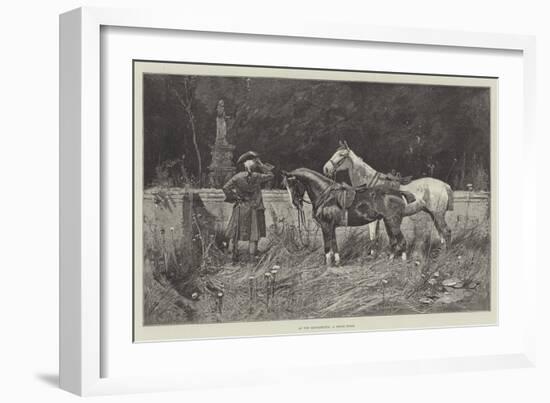 At the Rendezvous, a Cruel Hoax-George L. Seymour-Framed Giclee Print