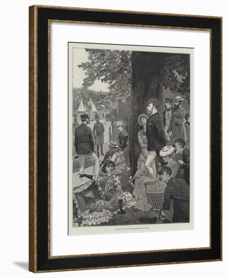 At the Royal Yacht Squadron Club, Cowes-Richard Caton Woodville II-Framed Giclee Print