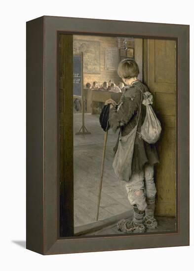 At the School Door, 1897-Nikolai Petrovich Bogdanov-Belsky-Framed Premier Image Canvas