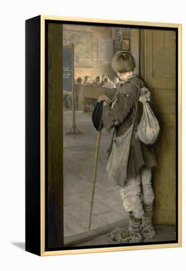 At the School Door, 1897-Nikolai Petrovich Bogdanov-Belsky-Framed Premier Image Canvas