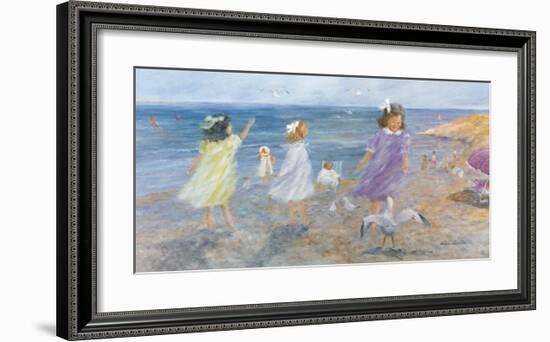 At the Seashore-Hélène Léveillée-Framed Art Print