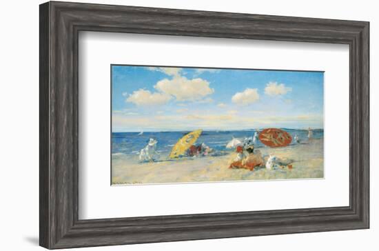 At the Seaside, c.1892-William Merritt Chase-Framed Premium Giclee Print