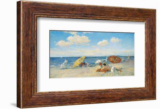 At the Seaside, c.1892-William Merritt Chase-Framed Premium Giclee Print