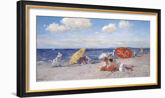 At the Seaside, c.1892-William Merritt Chase-Framed Giclee Print